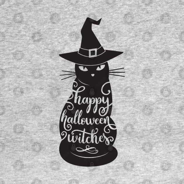 Happu halloween witches cat by Peach Lily Rainbow